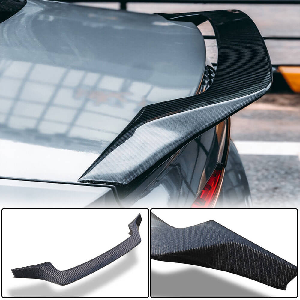 Audi A4 Sline S4 B9 B9.5 Sedan 2017-2023 Rear Trunk Spoiler Carbon Fiber