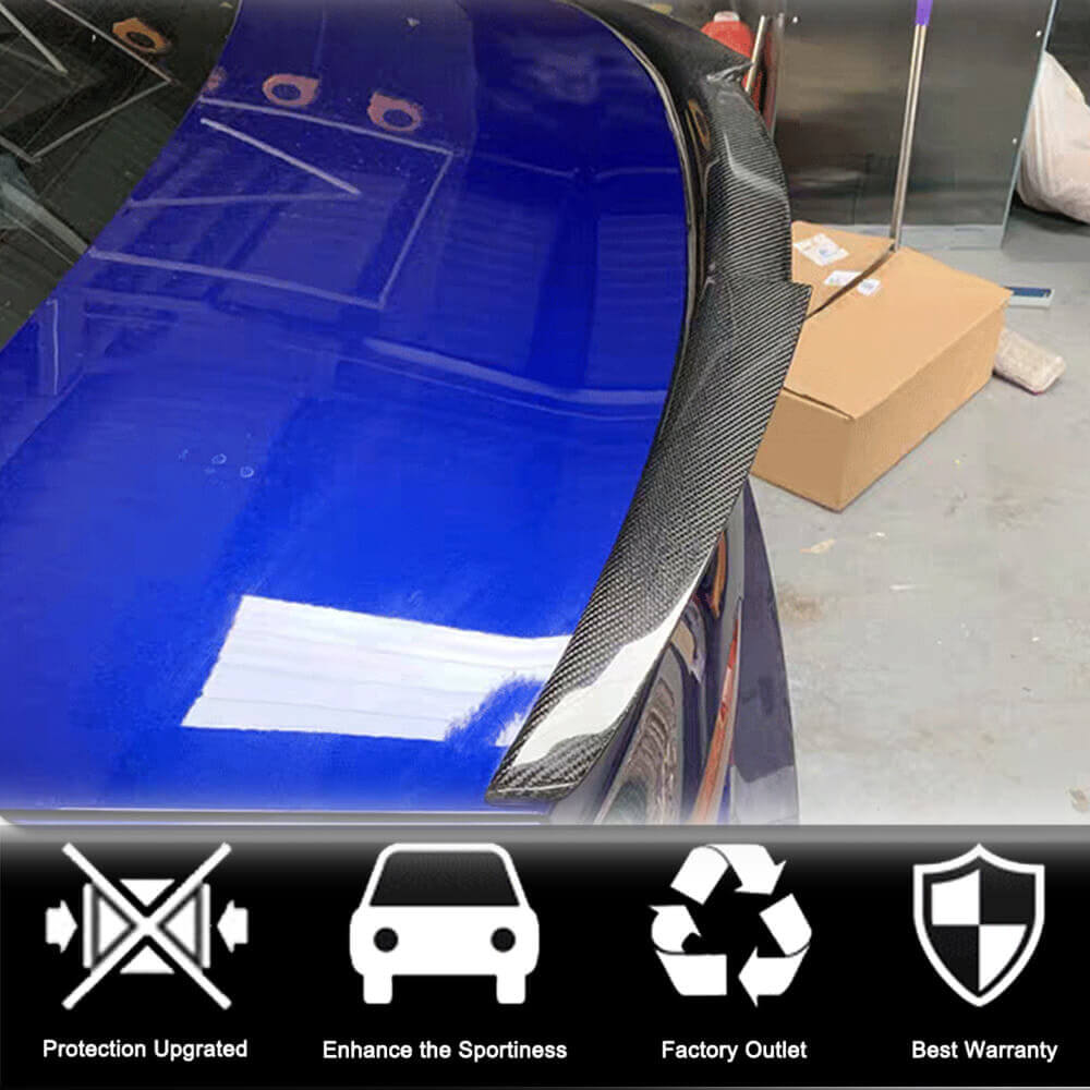 Audi A5 (Quattro) Sline S5 B9 Coupe 2017-2020 Rear Trunk Spoiler Carbon Fiber