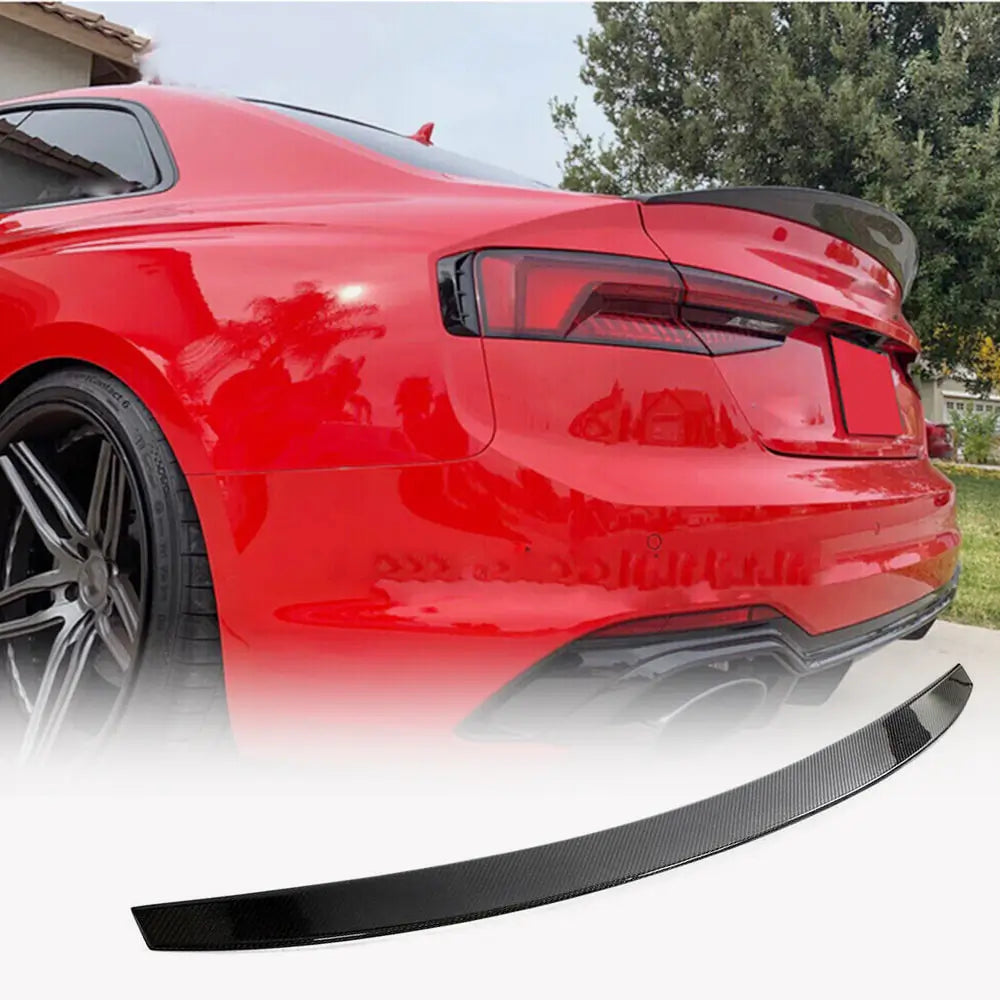 Audi A5 S5 RS5 2017-2023 Rear Trunk Spoiler Carbon Fiber