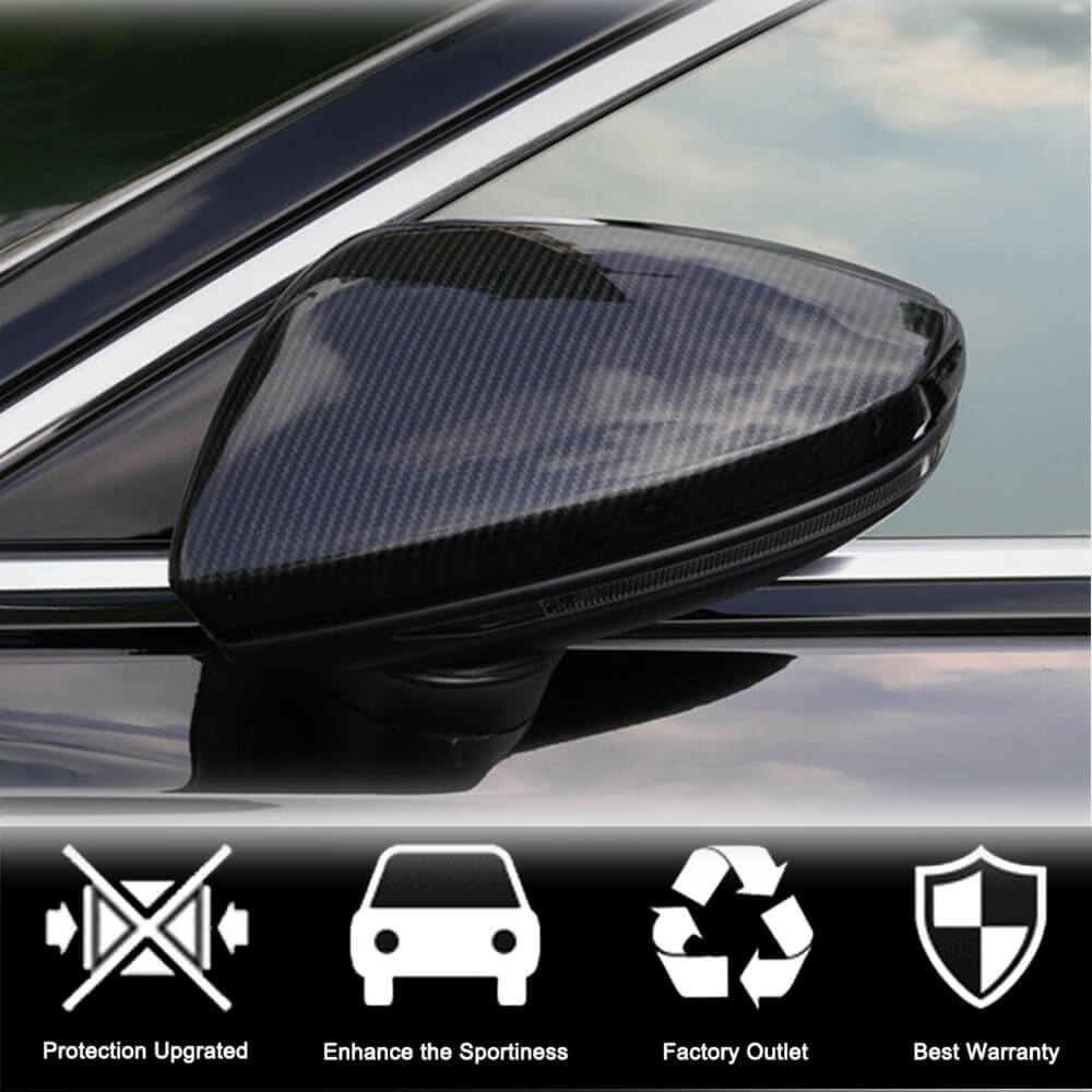 Audi A6 S6 RS6 (C8) A7 S7 RS7 (4K8) A8 S8 (D5) (Quattro) Replacement Mirror Covers LHD Dry Carbon Fiber