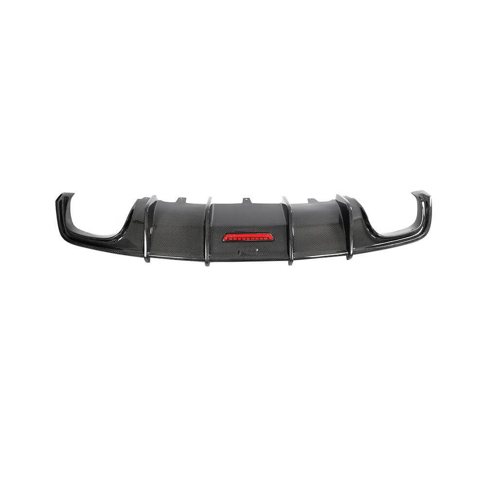Audi A7 Sline S7 C7.5 2016-2018 Rear Bumper Diffuser Carbon Fiber