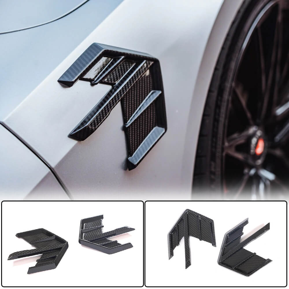 Audi A7 (Quattro) Sline S7 C8 2019-2021 Side Air Fender Vents Dry Carbon Fiber