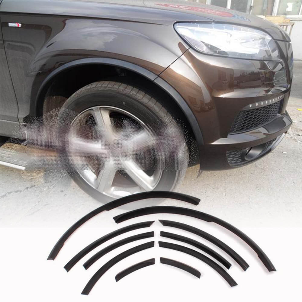 Audi Q7 SQ7 SLINE 2006-2015 Wheel Arch Fender Flares Matte Black PU