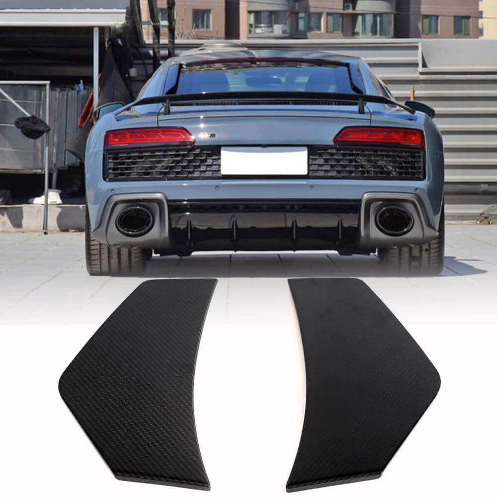 Audi R8 2023UP Rear Bumper Splitters Dry Carbon Fiber