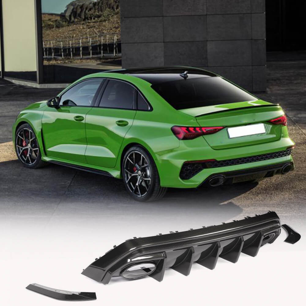 Audi RS3 8.5Y (2025-2026) Dry Carbon Fiber Rear Bumper Diffuser– Direct Fit
