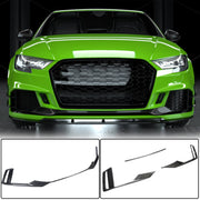 Audi RS3 8V.5 Sedan Facelift 2017-2020 Front Bumper Vents Dry Carbon Fiber