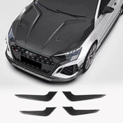 Audi RS3 8Y Sedan 4-Door 2022-2024 Front Bumper Splitters Dry Carbon Fiber