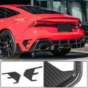 Audi RS7 C8 Sportback 2019-2022 Rear Bumper Vents Dry Carbon Fiber