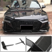Audi RS7 C8 2019-2022 Front Bumper Vents Dry Carbon Fiber
