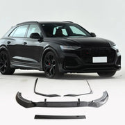 Audi RSQ8 Base Sport Utility 4-Door 2021+ Front Bumper Lip Carbon Fiber