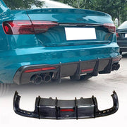 Audi S4 A4 Sline B10 Sedan 2021UP Rear Bumper Diffuser Carbon Fiber