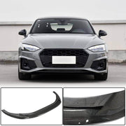 Audi S5 A5 Sline B9.5 2020UP Front Bumper Lip Carbon Fiber