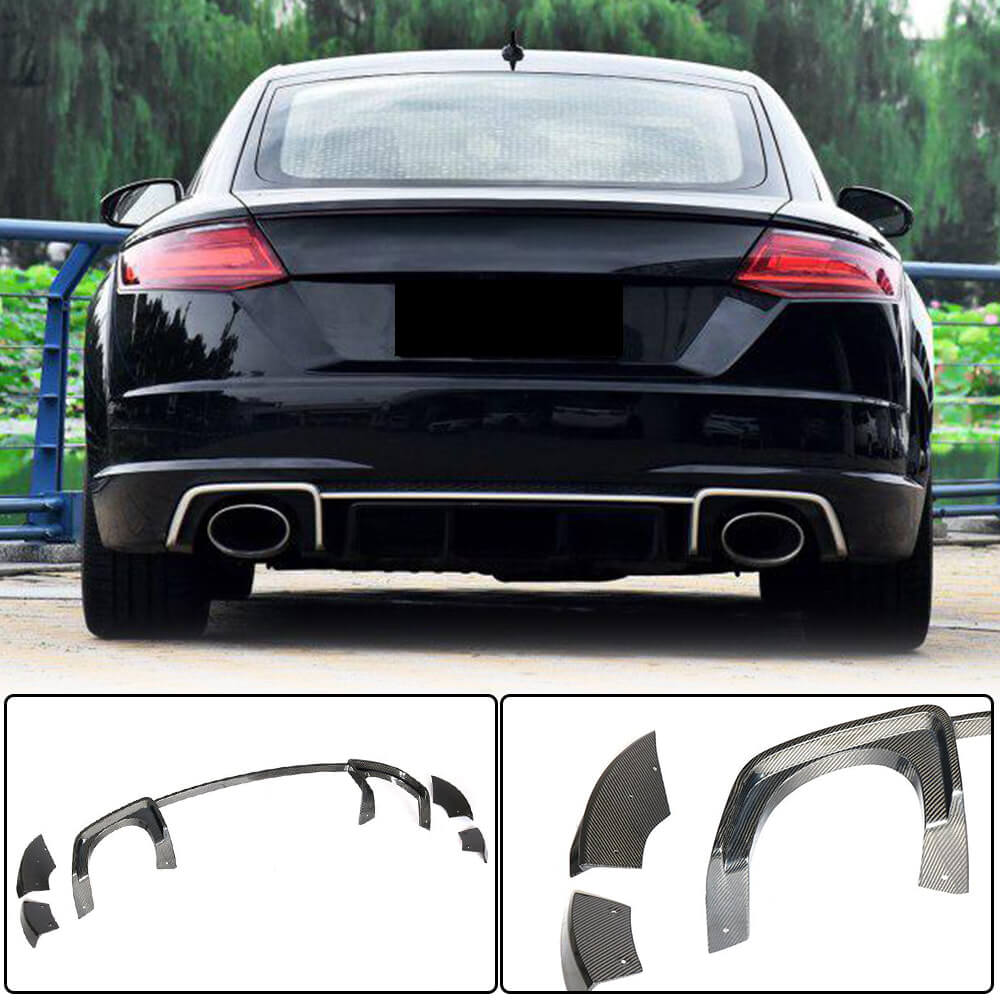 Audi TT RS MK3 8S 2016-2019 Rear Bumper Diffuser Dry Carbon Fiber