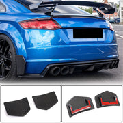Audi TT Sline TTS TTRS MK3 8S 2015-2018 Rear Bumper Splitters Carbon Fiber