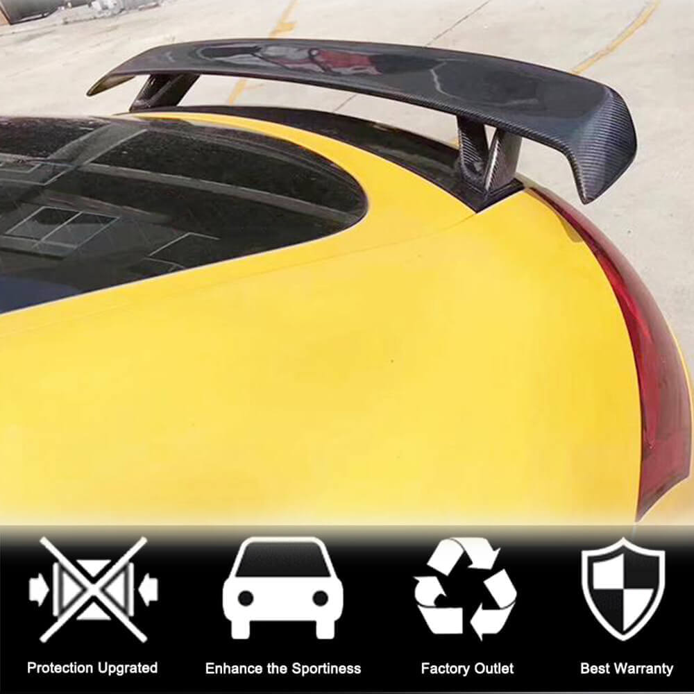 Audi TT TTS Sline MK2 8J Pre-facelift 2008-2014 Rear Trunk Spoiler Carbon Fiber