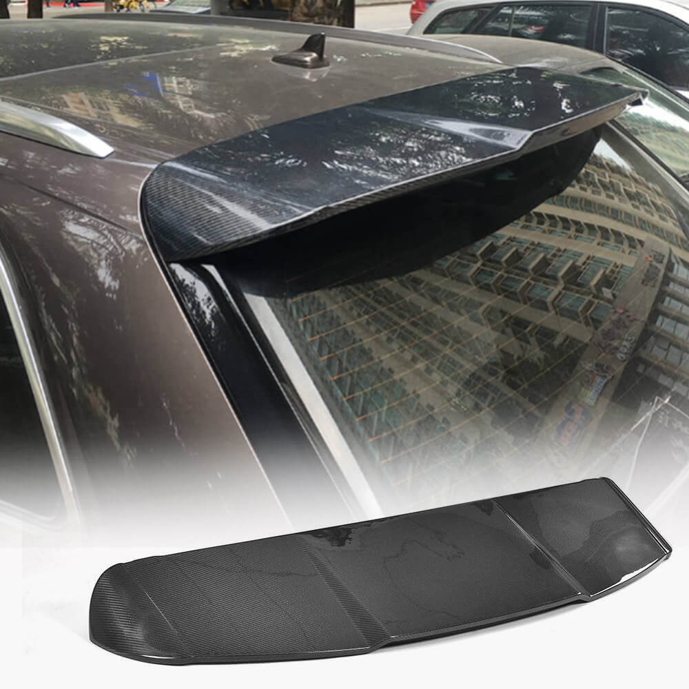 Audi Q7 SQ7 Sline 2016-2018 Rear Roof Spoiler Carbon Fiber