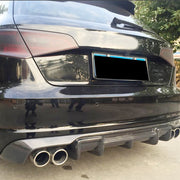 Audi S3 A3 Sline 8V Hatchback Pre-facelift 2014-2016 Rear Bumper Diffuser Carbon Fiber