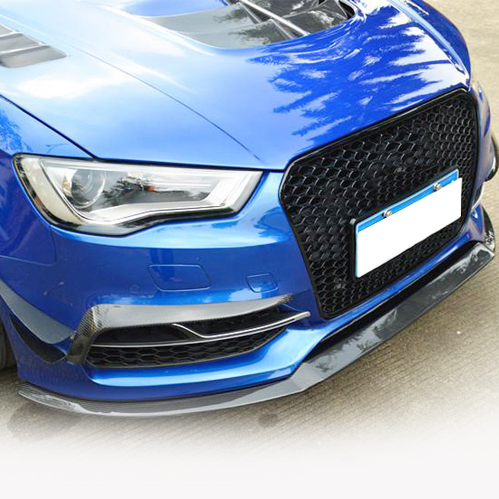 Audi S3 A3 Sline 8V Sedan Pre-facelift 2014-2016 Front Bumper Vents Carbon Fiber