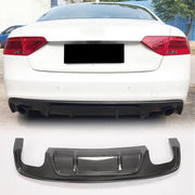 Carbon Fiber Rear Bumper Diffuser for Audi S5 A5 Sline B8.5 Facelift 2012-2016