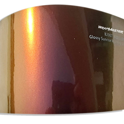 Glossy Diamond Sunrise Car Wrap