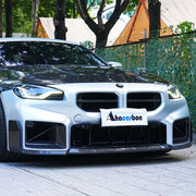 M Performance BMW G87 M2 Front Bumper Lip Carbon Fiber Gloss Black 2023+