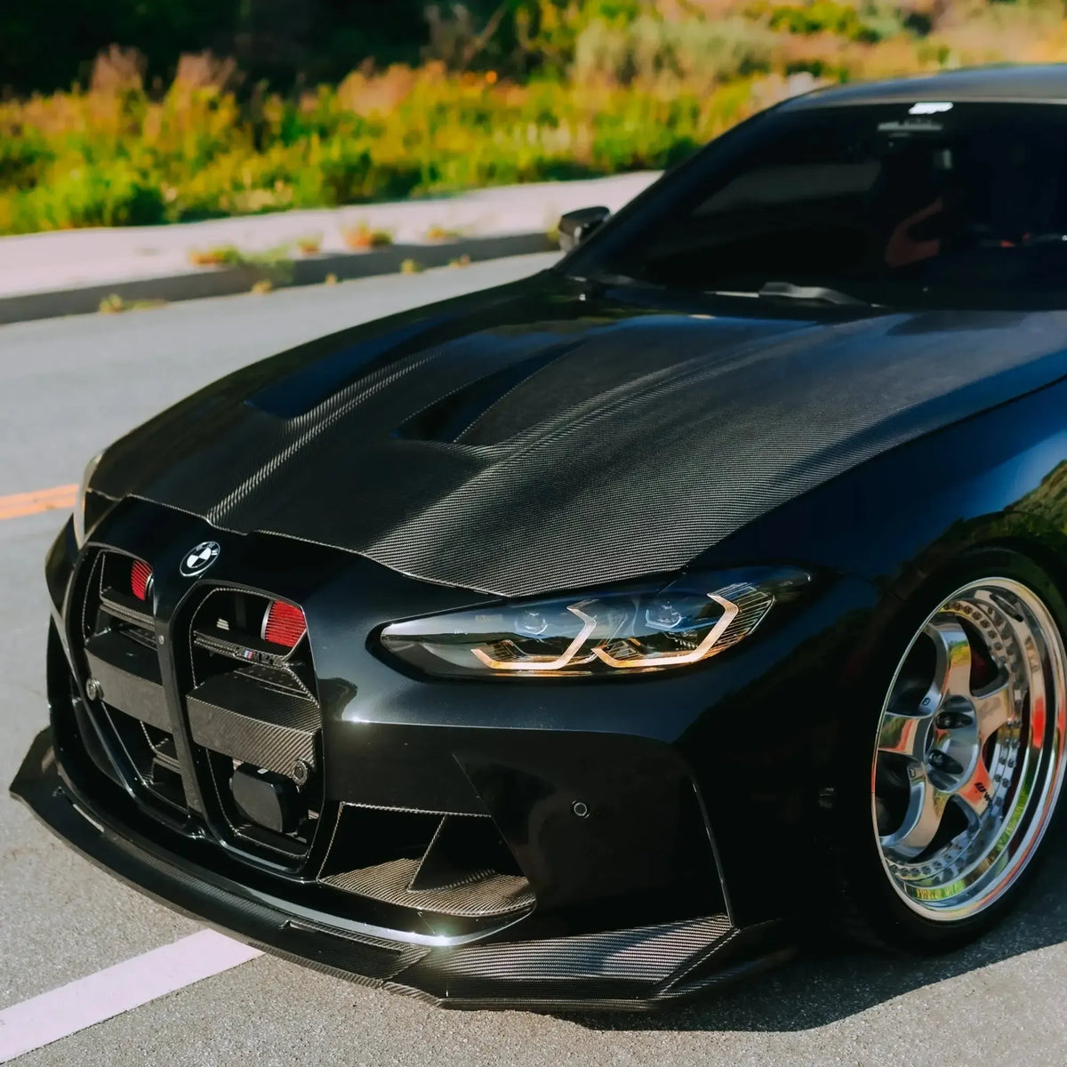 BMW G80 M3 / G82 G83 M4 Carbon Fiber Front Lip, 7 Styles