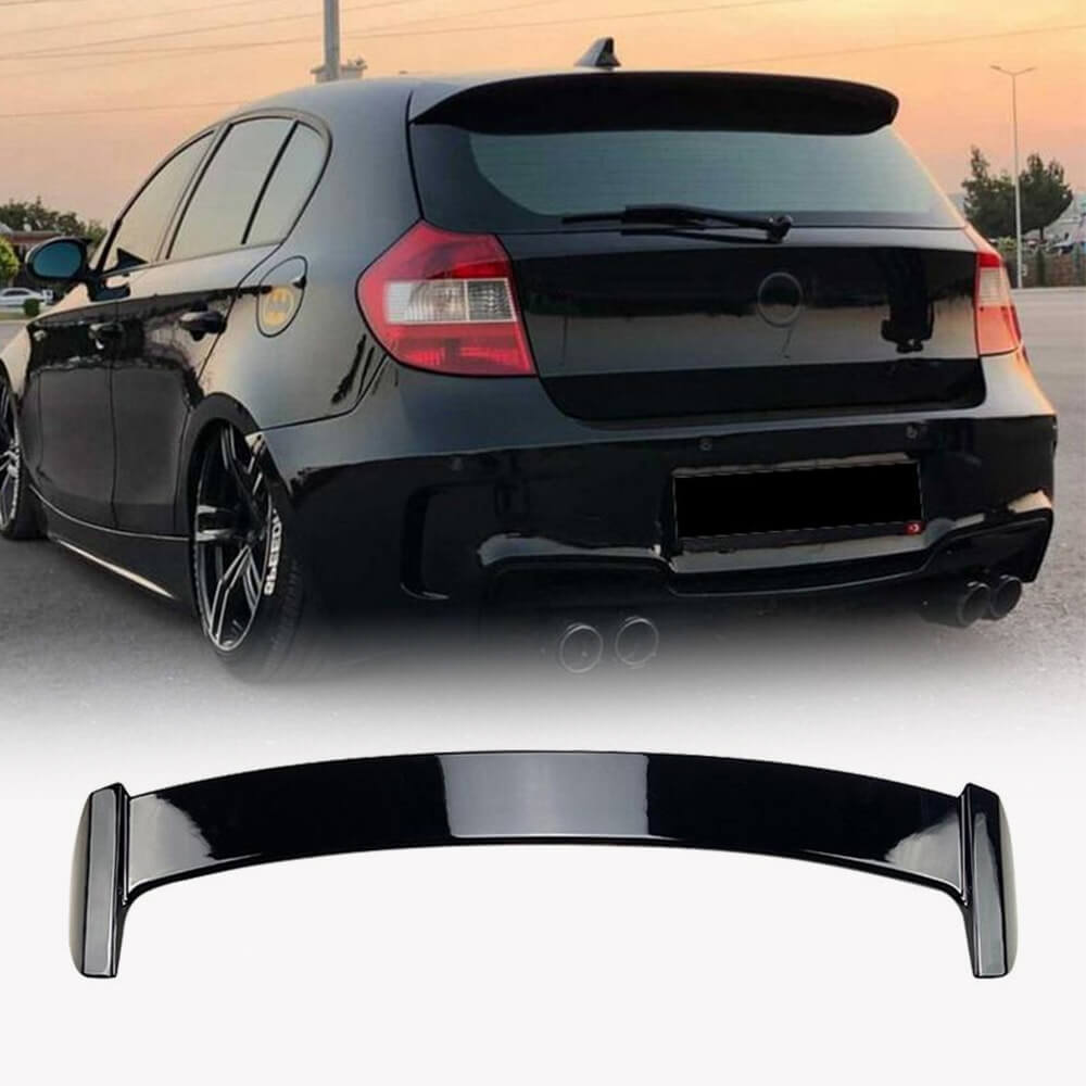 BMW 1 Series E81 E87 2005-2012 Rear Roof Spoiler Glossy Black ABS