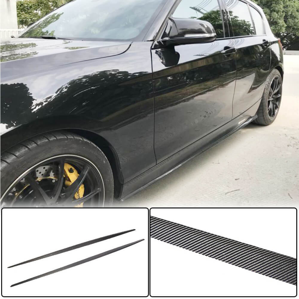 BMW 1 Series F20 F21 M Sport M135i M140i LCI 2016-2019 Side Skirts Carbon Fiber