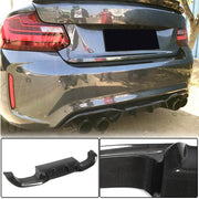 BMW 2 Series F87 M2 M2C 2016-2020 Rear Bumper Diffuser Carbon Fiber