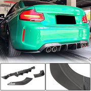 BMW 2 Series F87 M2 M2C 2016-2020 Rear Bumper Diffuser Carbon Fiber