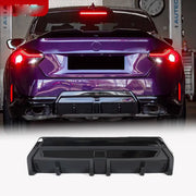 BMW 2 Series G42 220i 230i M Sport M240i 2021-2023 Rear Bumper Diffuser Glossy Black ABS