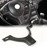 BMW 3 Series E46 M3 2D 4D 2000-2006 Steering Wheel Covers Carbon Fiber