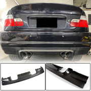 BMW 3 Series E46 M3 2000-2006 Rear Bumper Diffuser Carbon Fiber