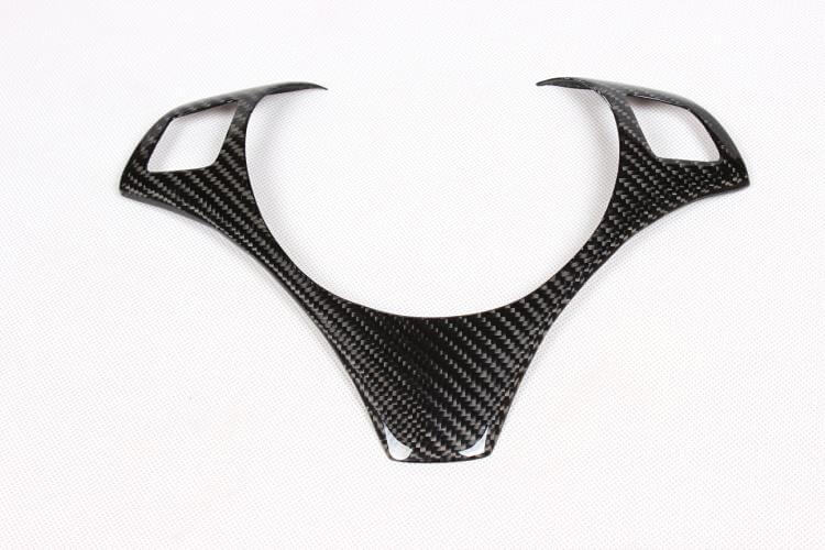 BMW 3 Series E90 Base Sedan 2005-2008 Steering Wheel Covers Carbon Fiber
