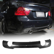 BMW 3 Series E90 M Sport 2005-2012 Rear Bumper Diffuser Carbon Fiber