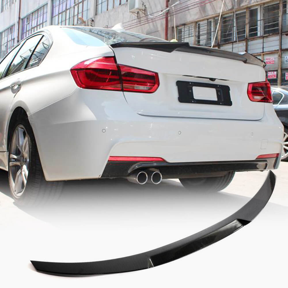 BMW 3 Series F30 F35 2012-2019 Rear Trunk Spoiler Dry Carbon Fiber