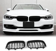 BMW 3 Series F30 F35 Sedan 4-Door 2012-2018 Front Grille Glossy Black ABS