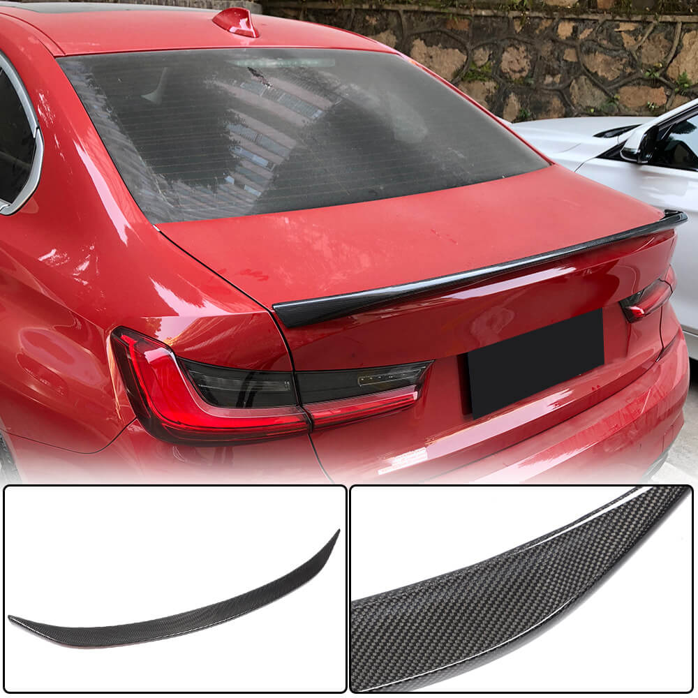 BMW 3 Series G20 G80 M3 2019-2023 Rear Trunk Spoiler Carbon Fiber