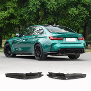 BMW 3 Series G80 M3 2021-2022 Rear Bumper Splitter Dry Carbon Fiber