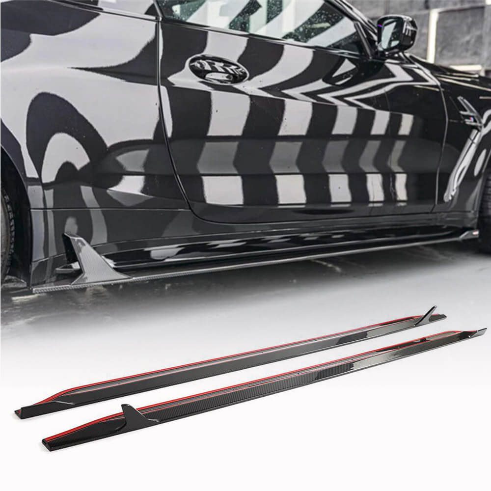 BMW 3 Series G80 M3 2021-2023 Side Skirts Dry Carbon Fiber