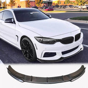 BMW 4 Series F32 Coupe 2-Door 2014-2019 Front Bumper Lip Carbon Fiber