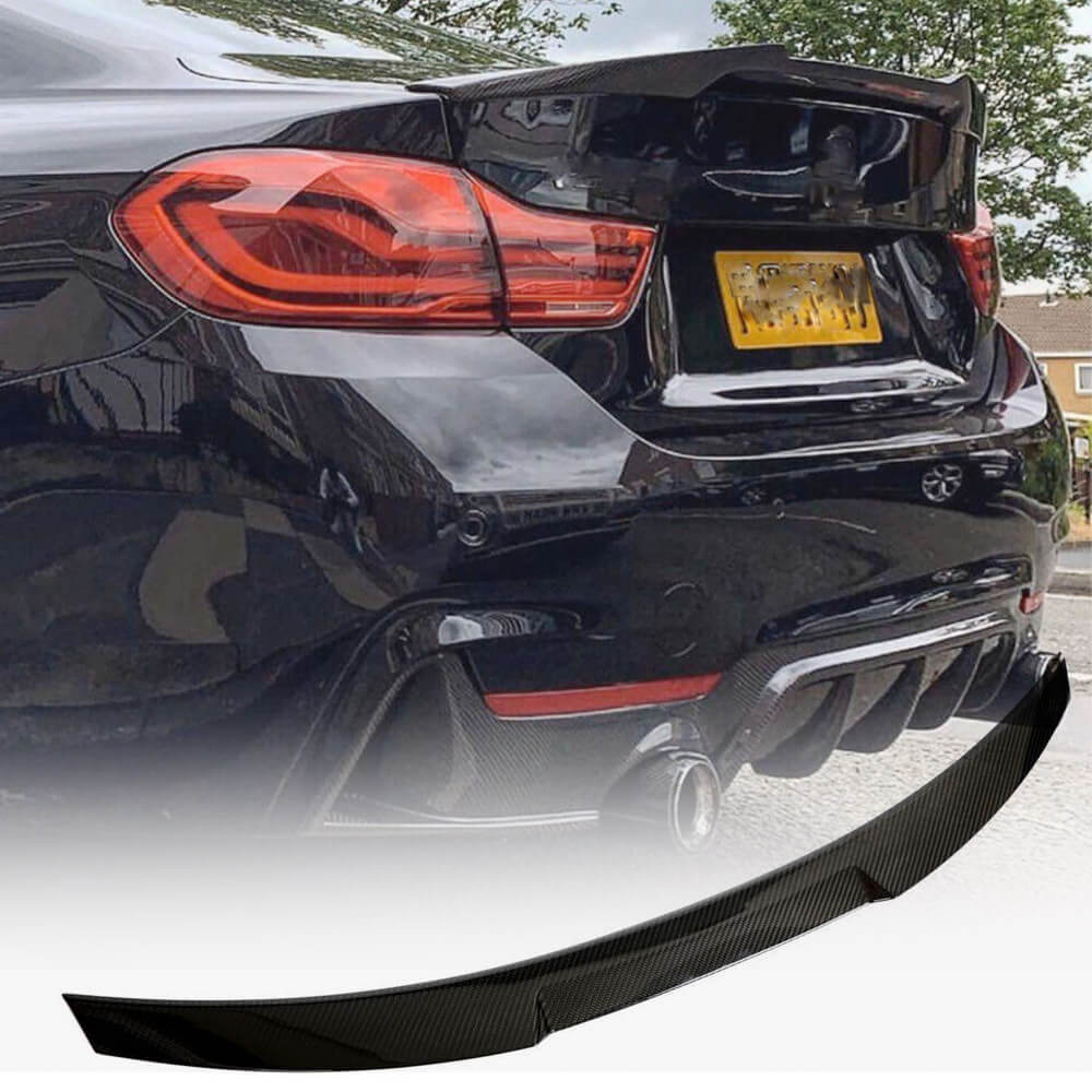 BMW 4 Series F32 Coupe 2015-2020 Rear Trunk Spoiler Dry Carbon Fiber