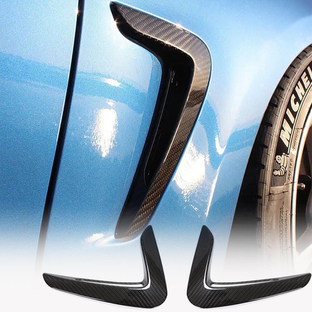 BMW 4 Series F32 F33 F36 2014-2019 Side Air Fender Vents Dry Carbon Fiber
