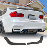 BMW 4 Series F82 M4 2013-2018 Rear Bumper Splitters Full Carbon Fiber