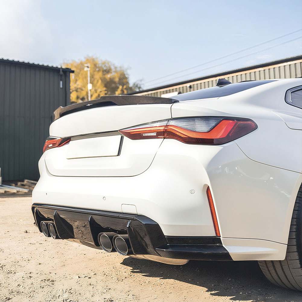 BMW 4 Series G22 Coupe, G82 M4 (2021-2025) Rear Trunk Spoiler Carbon Fiber
