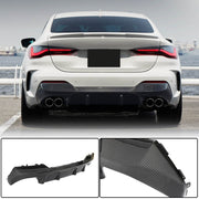 BMW 4 Series G22 G23 420i 430i M Sport M440i 2020+ Rear Bumper Diffuser Dry Carbon Fiber