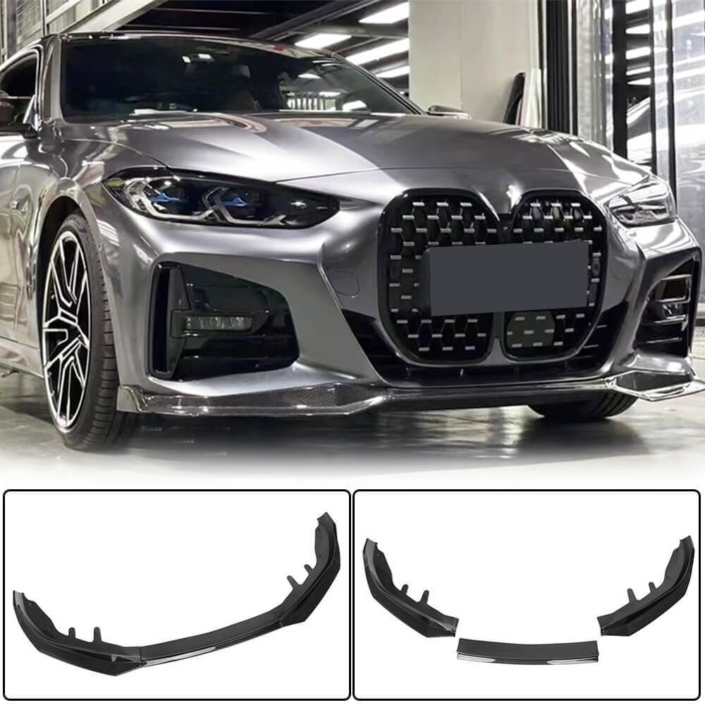 BMW 4 Series G22 G23 420i 430i M Sport M440i 2020-2022 Front Bumper Lip Carbon Fiber