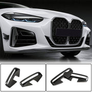 BMW 4 Series G22 G23 420i 430i M Sport M440i Front Bumper Splitters Dry Carbon Fiber