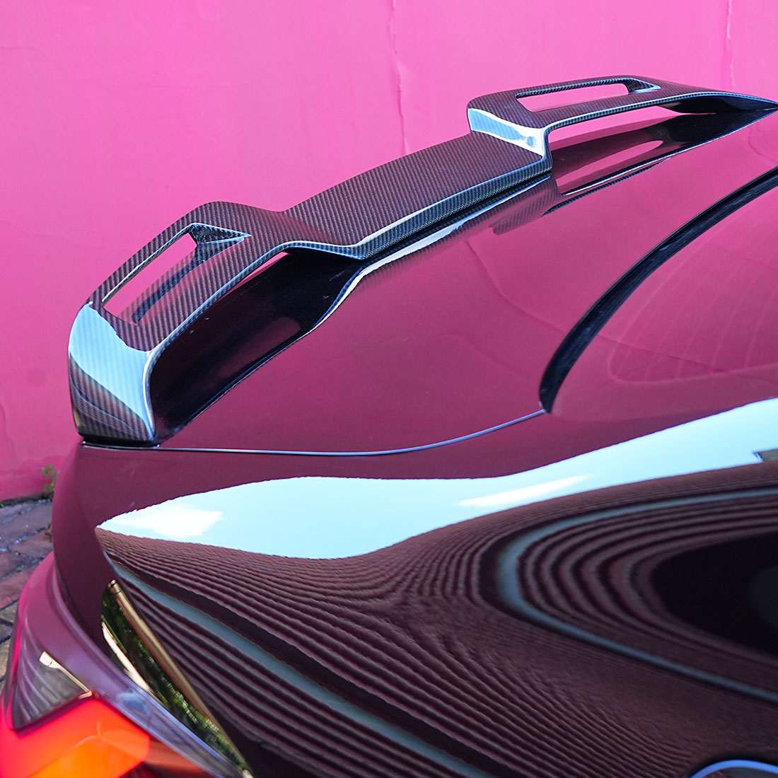 BMW 4 Series G22, G82 M4 Coupe 2021-2025 Rear Trunk Spoiler Carbon Fiber
