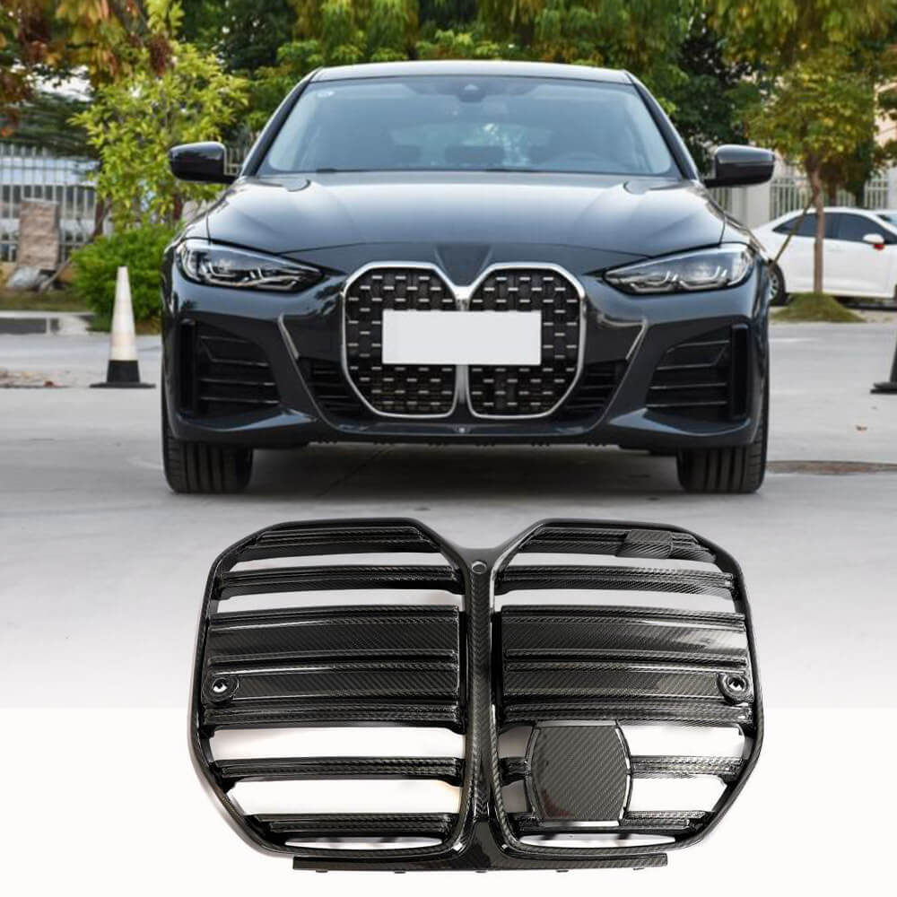 BMW 4 Series G26 420i 430i 440i 2021-2023 Front Grille Dry Carbon Fiber